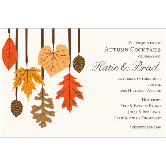 Harvest Trim Invitations